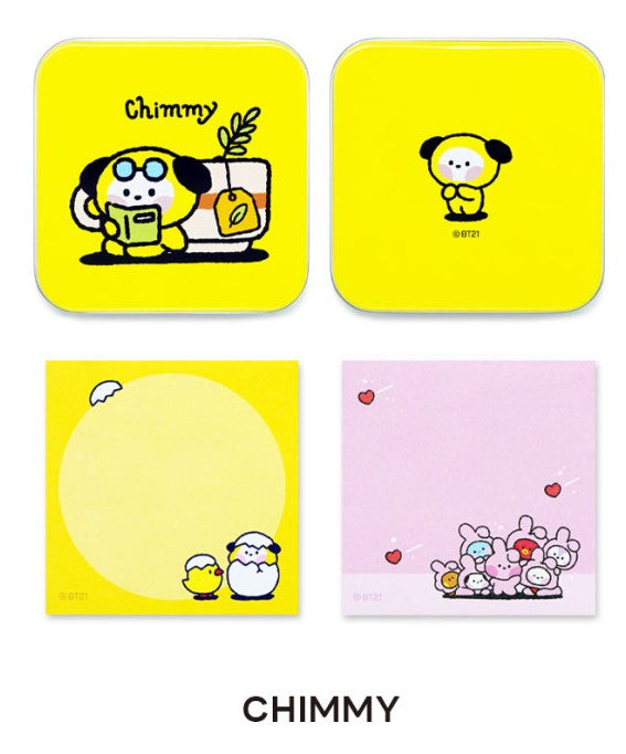 BT21 MININI TIN CASE MEMO PAD - COKODIVE