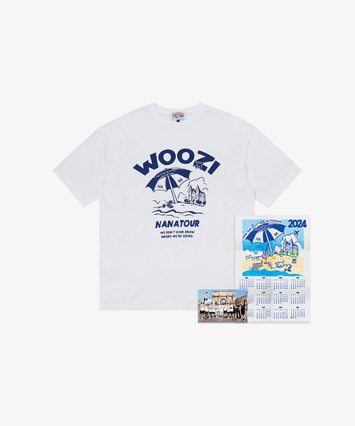 JEONGHAN NANATOUR Tシャツ Jeonghan nana tour we don't even know where we're going shirt
