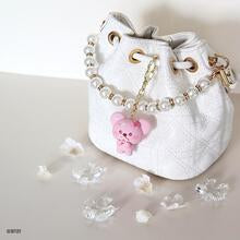 BT21 - CHERRY BLOSSOM LEATHER PATCH FIGURE KEYRING KOYA