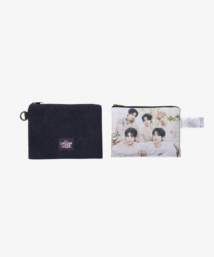 TOMORROW X TOGETHER 2024 DREAM WEEK OFFICIAL MD PHOTO POUCH (NAVY) - COKODIVE