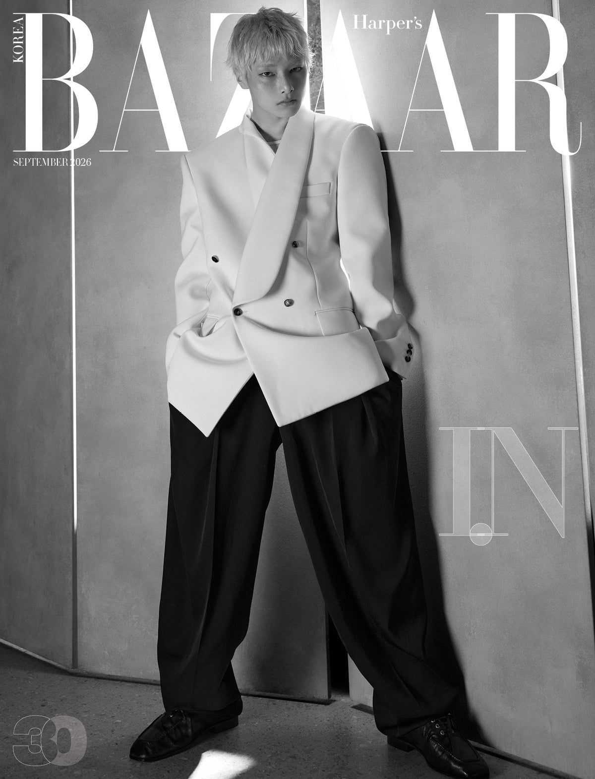 STRAY KIDS I.N - BAZAAR MAGAZINE 2026 SEPTEMBER ISSUE COVER A - COKODIVE