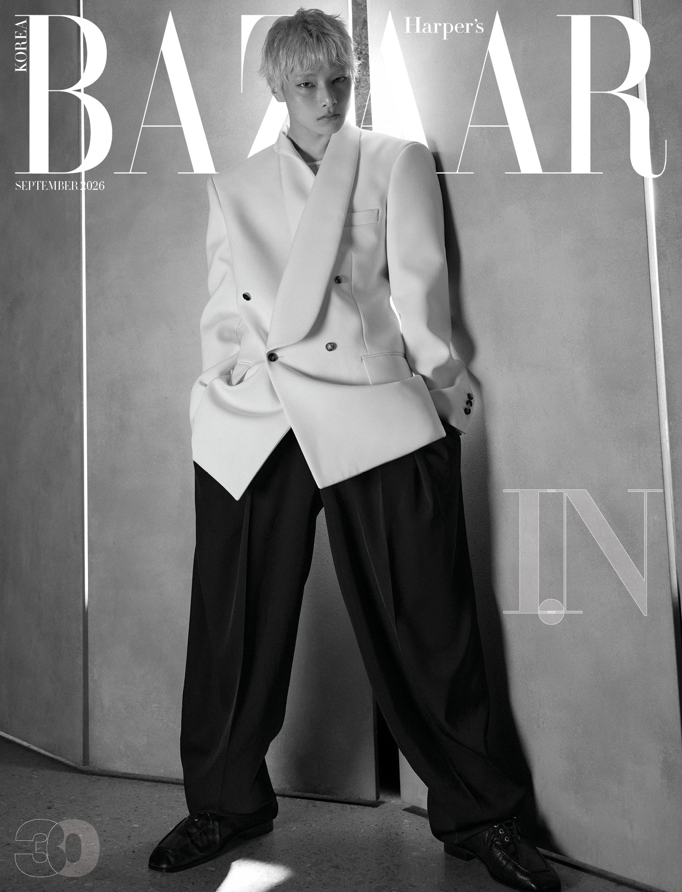 STRAY KIDS I.N - BAZAAR MAGAZINE 2026 SEPTEMBER ISSUE COVER A - COKODIVE