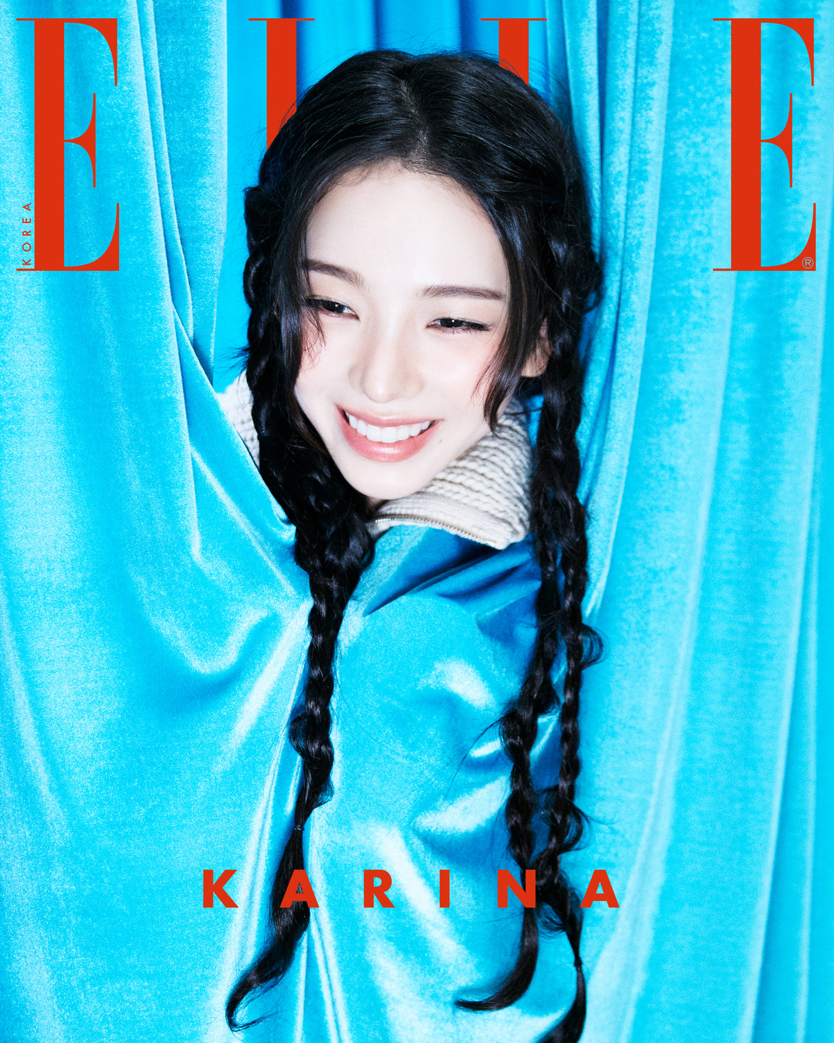 AESPA KARINA - ELLE 2026 SEPTEMBER ISSUE COVER D - COKODIVE