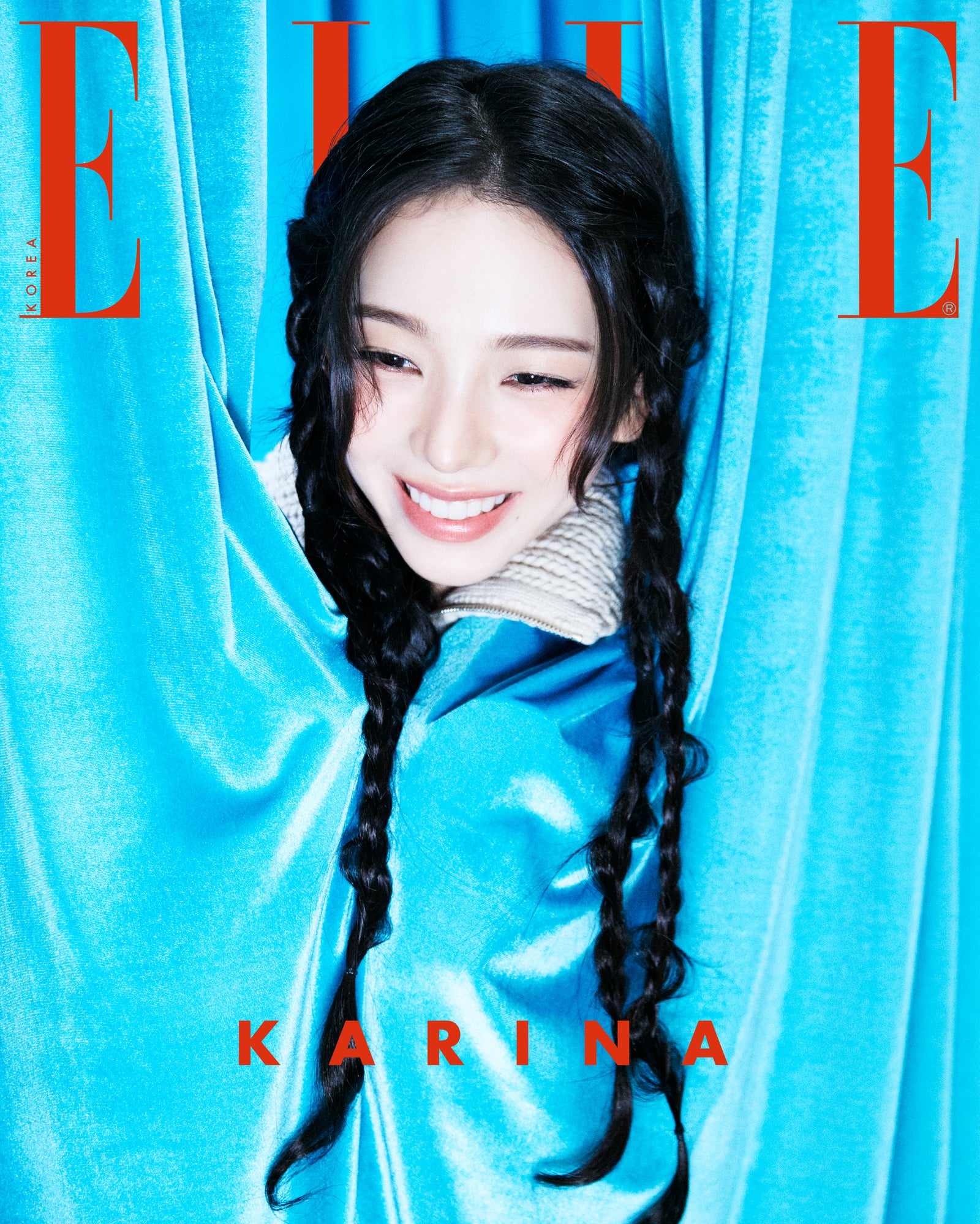 AESPA KARINA - ELLE 2026 SEPTEMBER ISSUE COVER D - COKODIVE