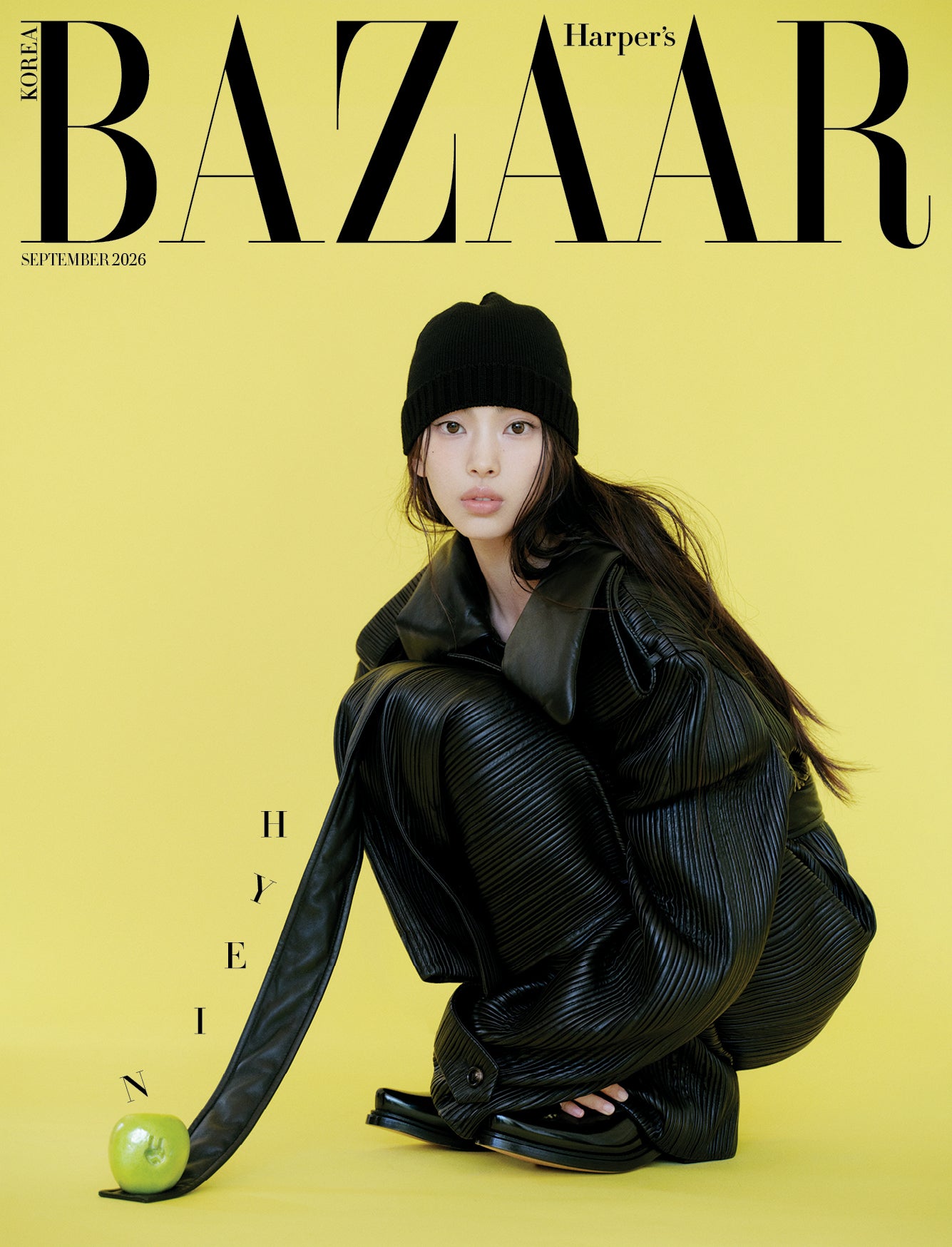 NEWJEANS HYEIN - BAZAAR MAGAZINE 2026 SEPTEMBER ISSUE COVER F - COKODIVE