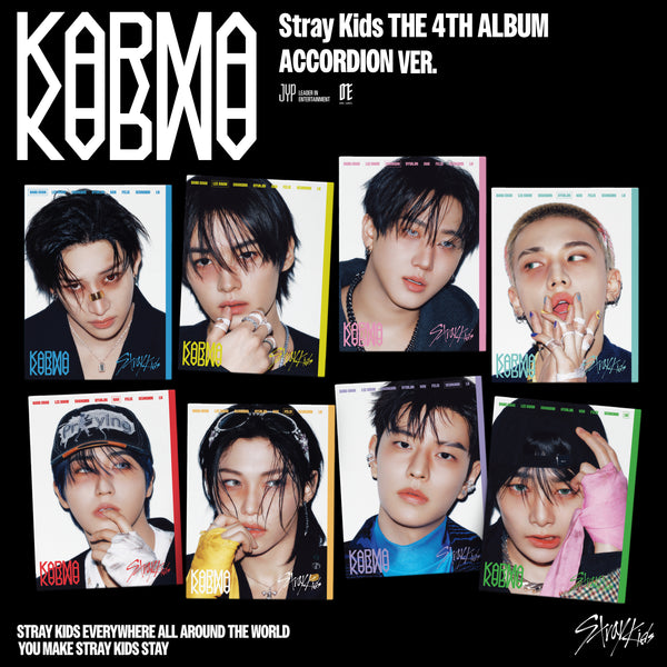 STRAY KIDS - KARMA 4TH ALBUM ACCORDION VER RANDOM | COKODIVE