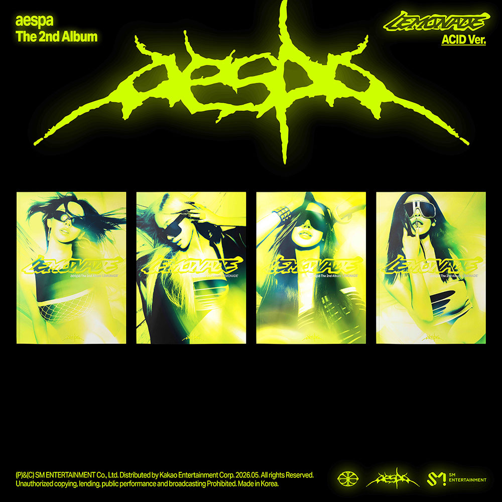 AESPA - LEMONADE 2ND ALBUM ACID VER SET 529 - COKODIVE