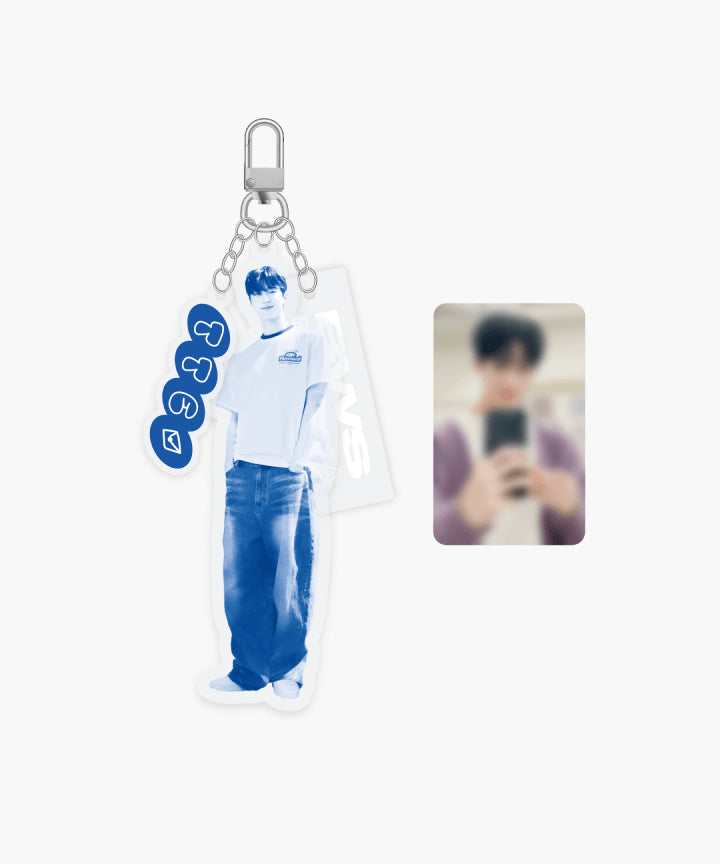 BYEON WOO SEOK - SUMMER LETTER IN ASIA 2024 FANMEETING TOUR OFFICIAL MD ACRYLIC KEYRING - COKODIVE