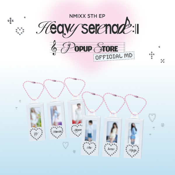 NMIXX - HEAVY SERENADE POP UP STORE OFFICIAL MD ACRYLIC MINIATURE KEYR