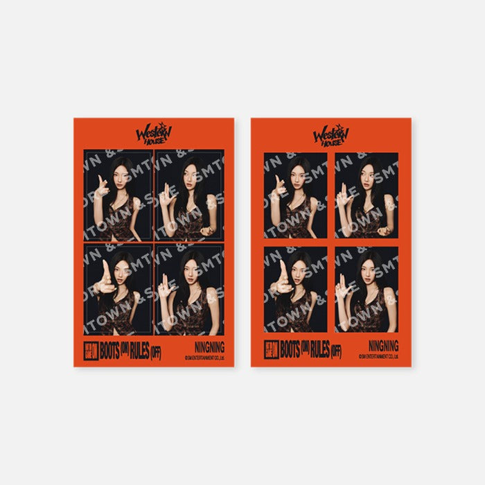 AESPA - 2026 SM ARTIST SEASON'S GREETINGS OFFICIAL MD 4CUT PHOTO SET - COKODIVE