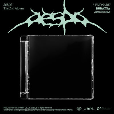 AESPA - LEMONADE 2ND ALBUM TOWER RECORD GIFT MUTANT JAPAN EXCLUSIVE VER - COKODIVE