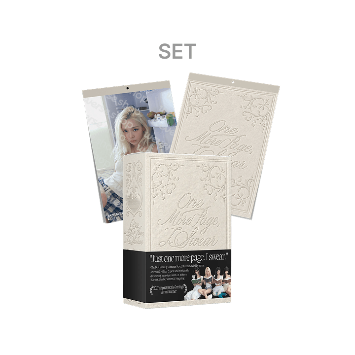 AESPA - 2027 SEASON'S GREETINGS + WALL CALENDAR SET - COKODIVE