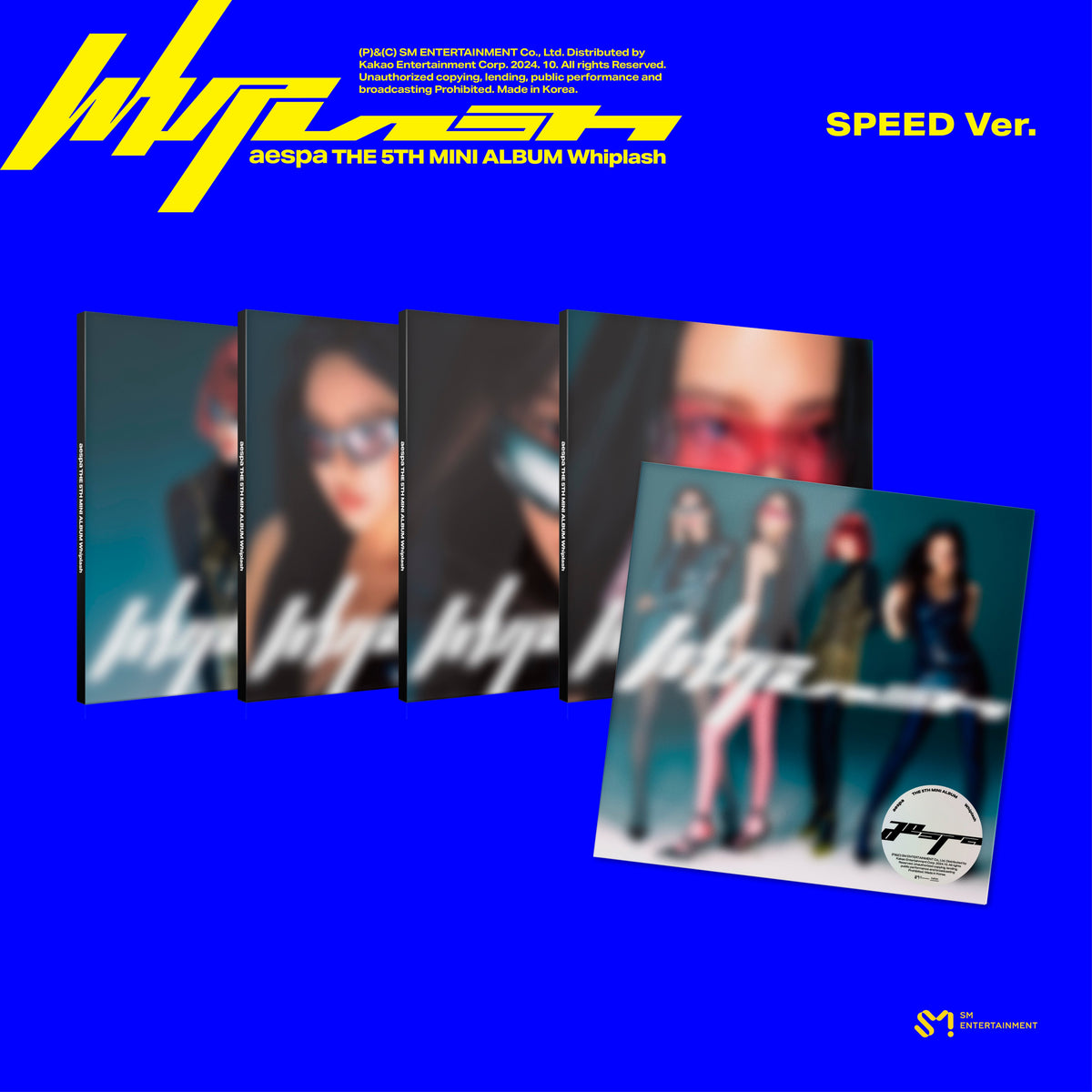 AESPA - WHIPLASH 5TH MINI ALBUM SPEED VER SET