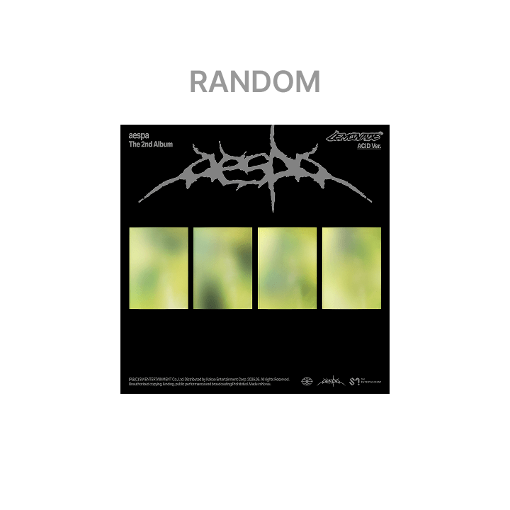 AESPA - LEMONADE 2ND ALBUM WEVERSE SHOP GIFT ACID VER RANDOM - COKODIVE
