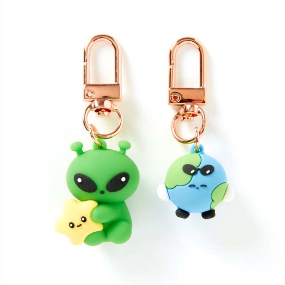 LAZY WAG EARTH KEYRING SET - COKODIVE