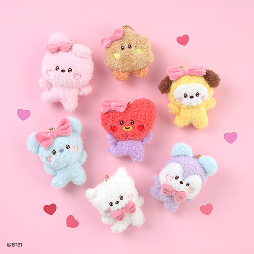 BT21 MININI LOVELY PLUSH KEY RING - COKODIVE