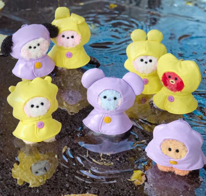 BT21 - MINI MININI RAINY DAY DOLL KEYRING - COKODIVE