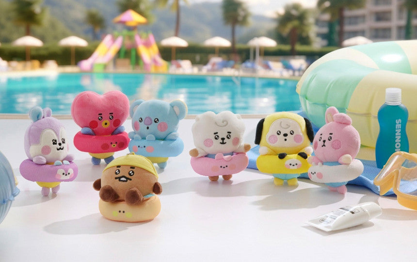 BT21 - SPLASH EDITION DOLL KEYRING - COKODIVE