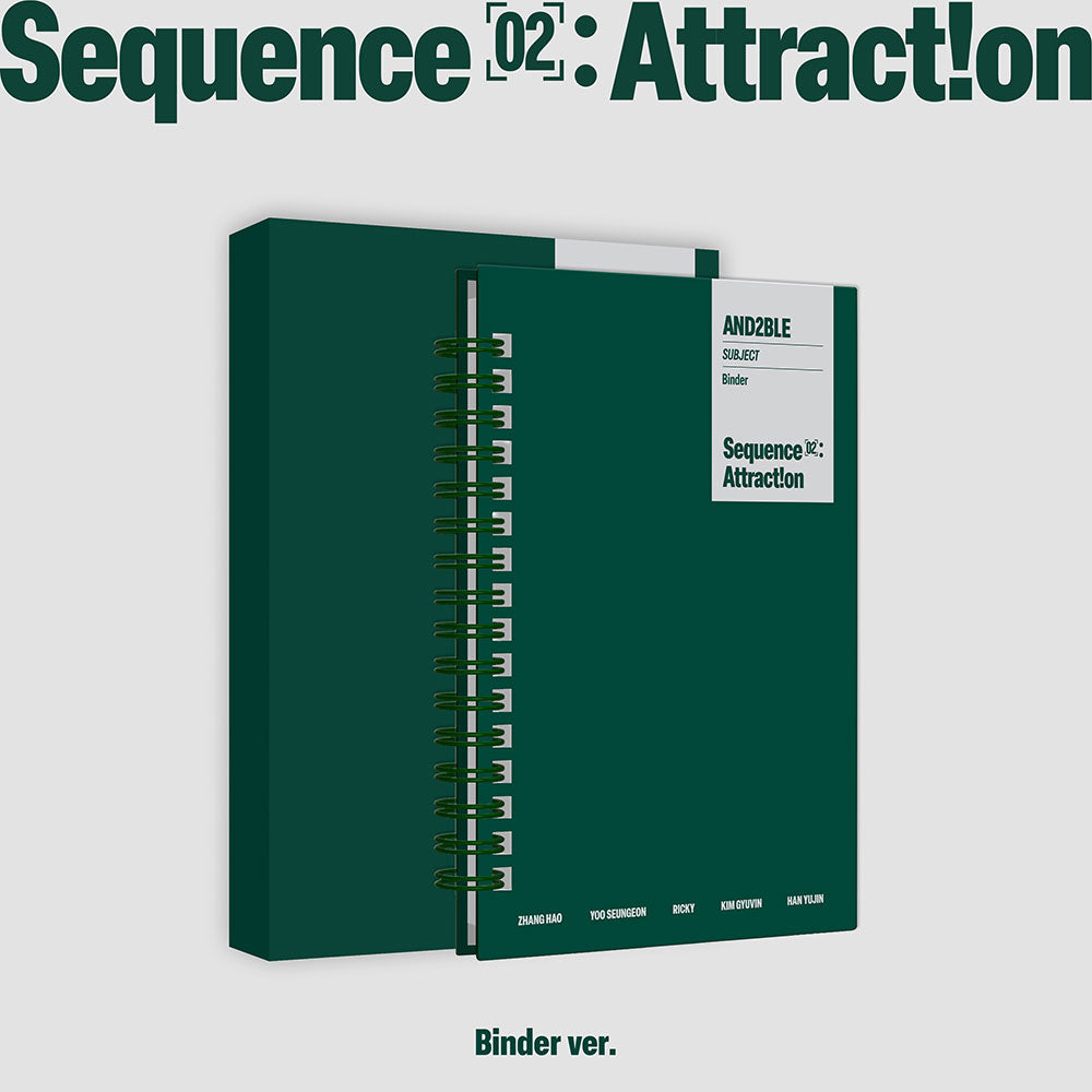 AND2BLE - SEQUENCE 02 : ATTRACTION 2ND MINI ALBUM BINDER VER