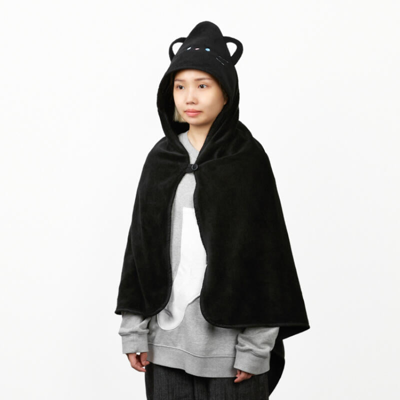 ANIMAL CAT LAP BLANKET BLACK - COKODIVE