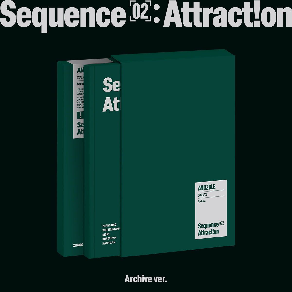 AND2BLE - SEQUENCE 02 : ATTRACTION 2ND MINI ALBUM STANDARD ARCHIVE VER
