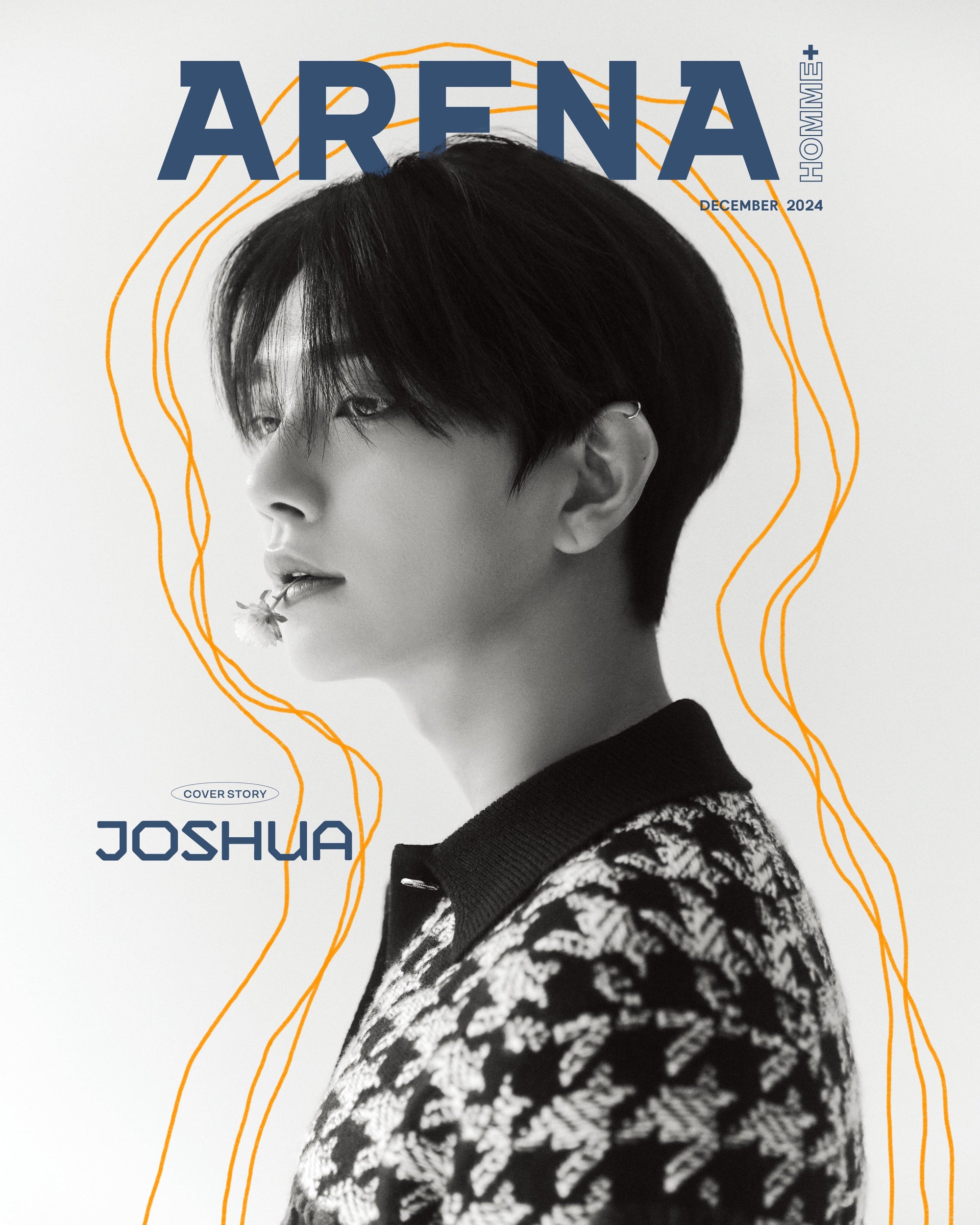 SEVENTEEN JOSHUA - ARENA HOMME MAGAZINE 2024 DECEMBER ISSUEE COVER A - COKODIVE