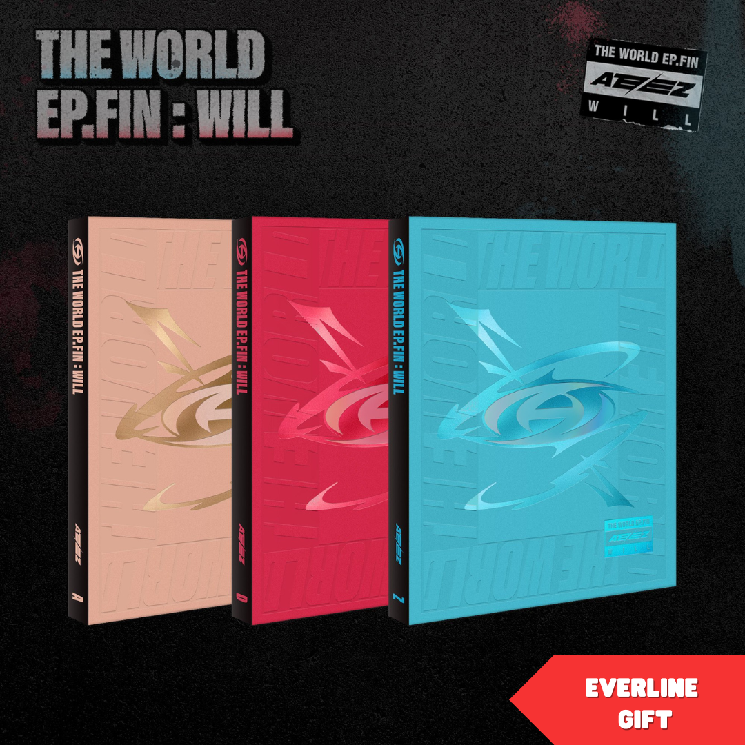 ATEEZ - THE WORLD EP.FIN WILL 2ND FULL ALBUM STANDARD VER. EVERLINE GIFT VER. - COKODIVE