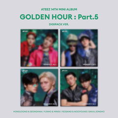 アイドル ateez golden hour 4 dear my muse unit ATEEZ - GOLDEN HOUR : PART.5 14TH MINI ALBUM DEAR MY MUSE GIFT DIGIPAC