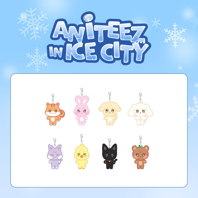 ATEEZ - ANITEEZ IN ICE CITY 2ND OFFICIAL MD DOLL KEYRING - COKODIVE