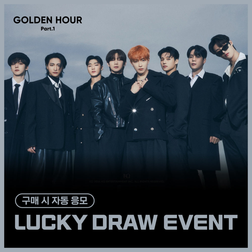 ATEEZ - GOLDEN HOUR : PART.1 10TH MINI ALBUM EVERLINE 2ND LUCKY DRAW EVENT PHOTOBOOK 3 RANDOM - COKODIVE