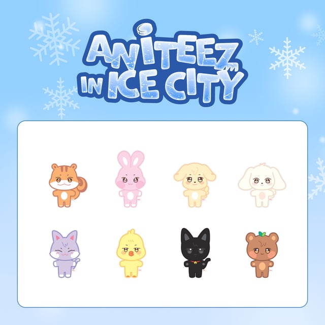 ATEEZ - ANITEEZ IN ICE CITY 2ND OFFICIAL MD PLUSH DOLL - COKODIVE