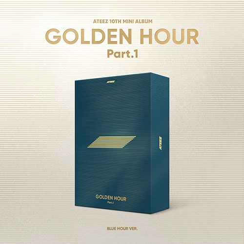 ATEEZ - GOLDEN HOUR : PART.1 PHOTOBOOK TOKTOQ GIFT BLUE HOUR VER. - COKODIVE