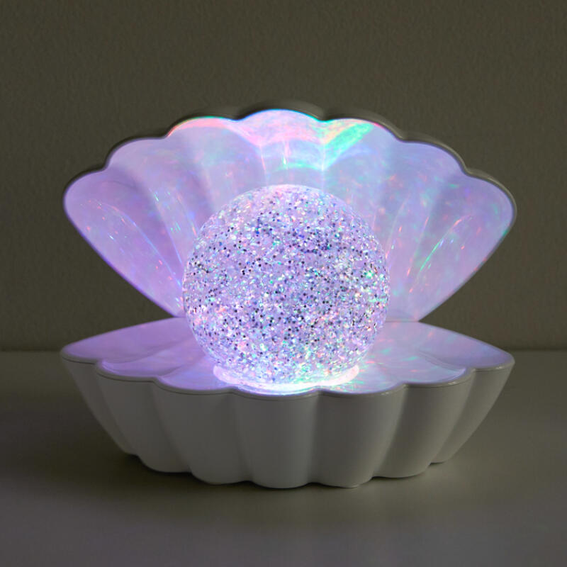 AURORA SEASHELL GLITTER MOOD LAMP - COKODIVE