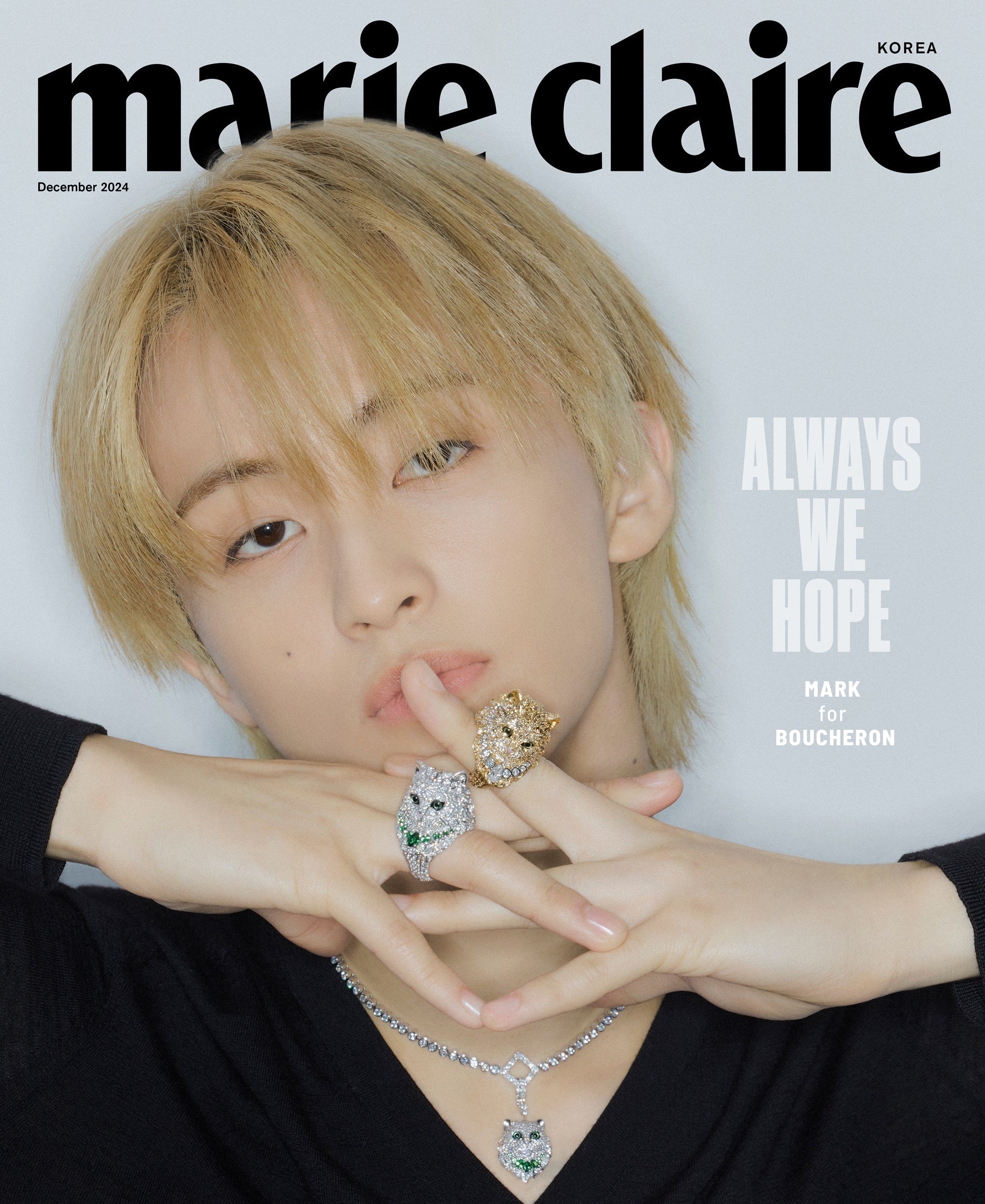 NCT MARK - MARIE CLAIRE 2024 DECEMBER ISSUE COVER A - COKODIVE