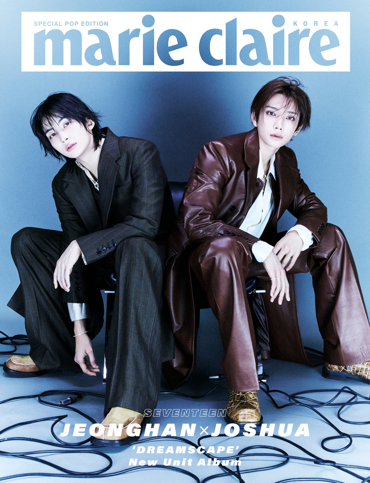 SEVENTEEN JEONGHAN X JOSHUA - MARIE CLAIRE KOREA MAGAZINE SPECIAL POP EDITION COVER A - COKODIVE