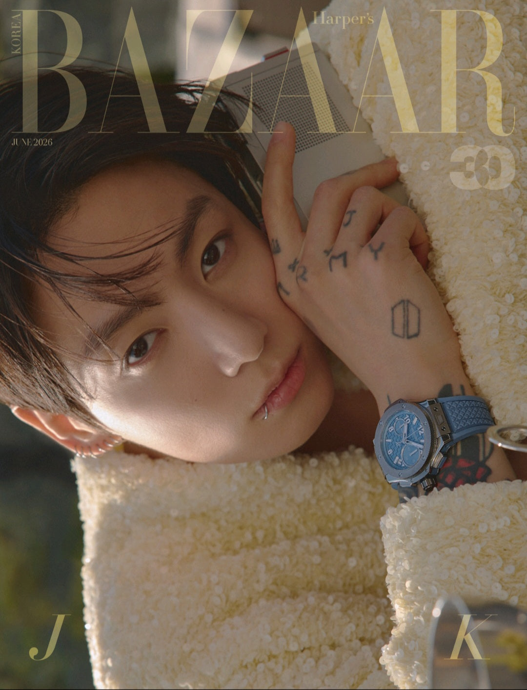 BTS JUNG KOOK - BAZAAR MAGAZINE 2026 JUNE ISSUE COVER A - COKODIVE