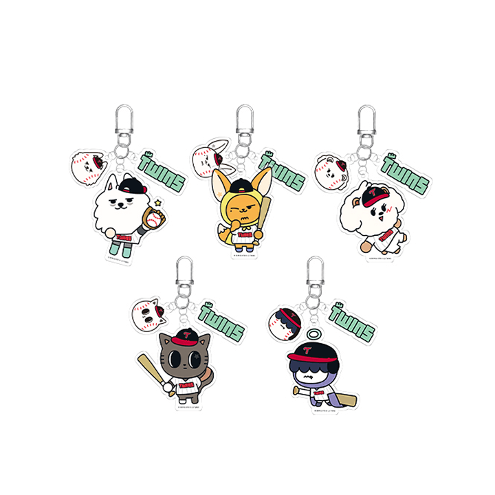 TXT - PPULBATU X LG TWINS OFFICIAL MD ACRYLIC KEYRING - COKODIVE