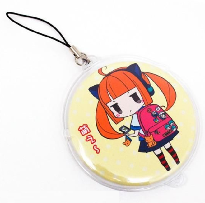 CLEAR CAN BADGE COVER KEYRING - COKODIVE