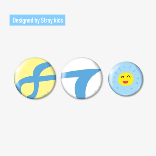 STRAY KIDS - RUN IT JAPAN WORLD TOUR OFFICIAL MD BADGE SET