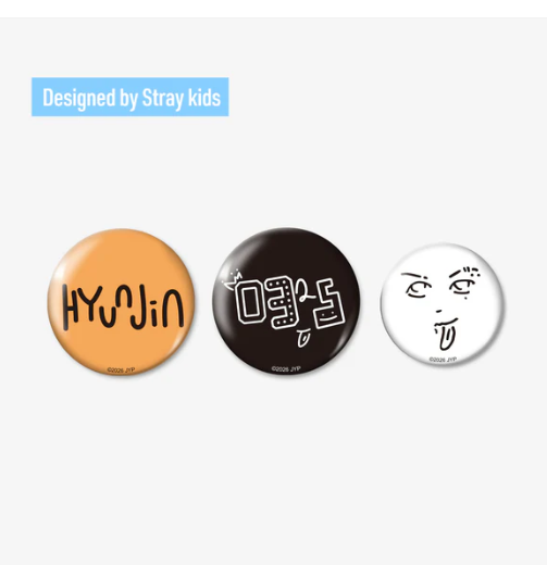 STRAY KIDS - RUN IT JAPAN WORLD TOUR OFFICIAL MD BADGE SET
