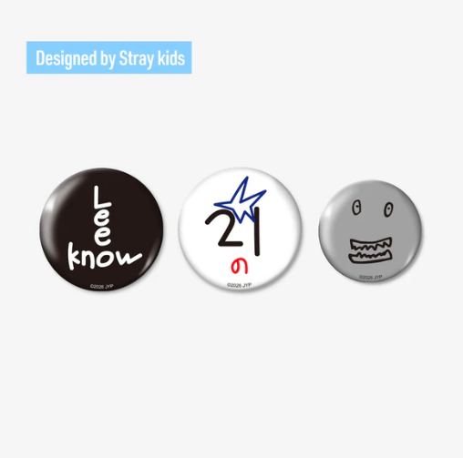 STRAY KIDS - RUN IT JAPAN WORLD TOUR OFFICIAL MD BADGE SET
