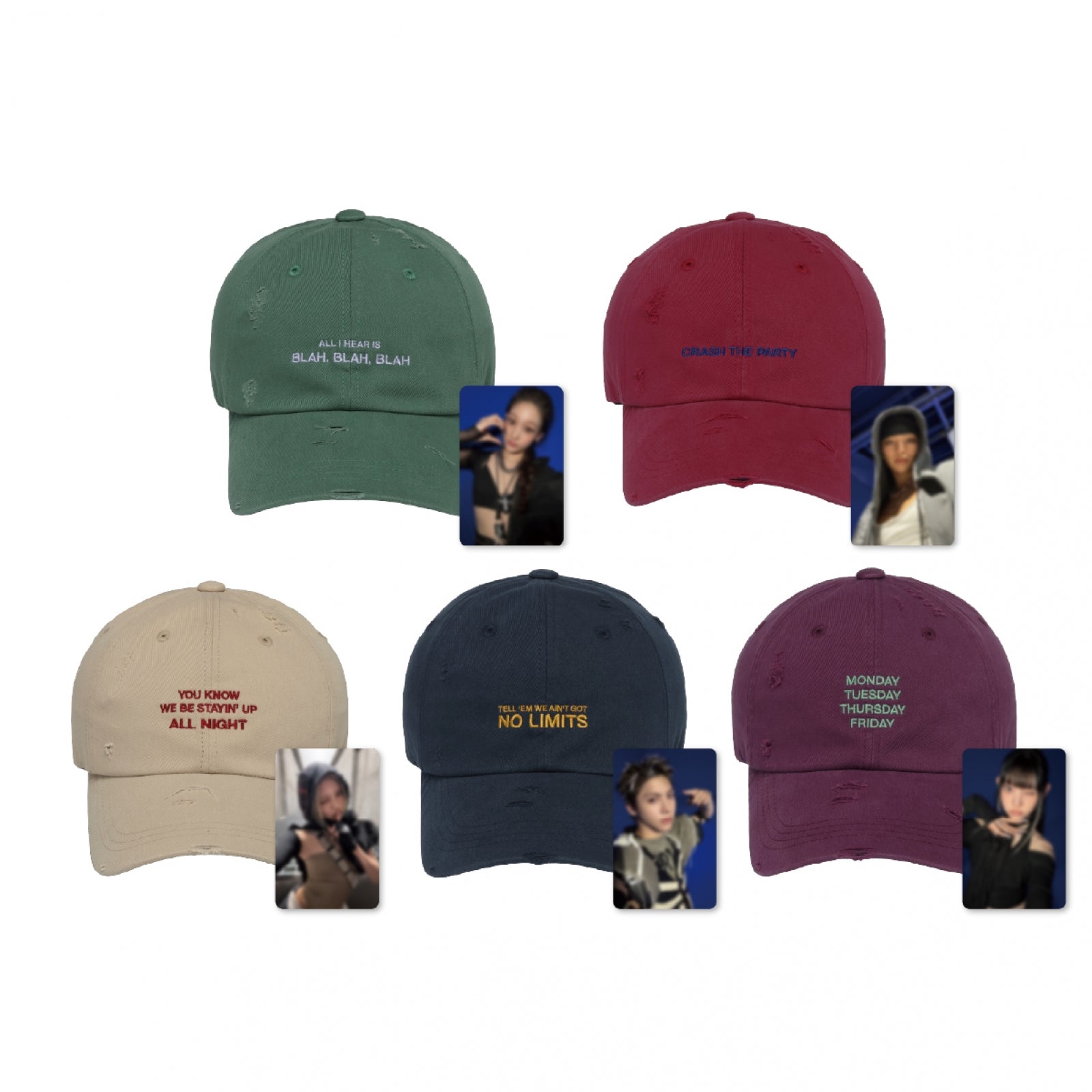 ALLDAY PROJECT - CRASH OFFICIAL MD BALL CAP SET - COKODIVE