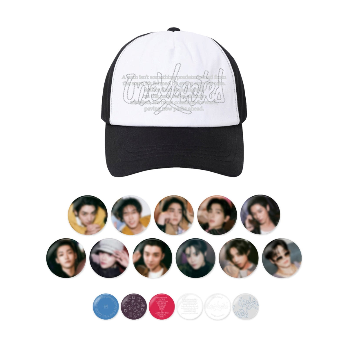 THE BOYZ - UNEXPECTED POP-UP STORE MD BALL CAP&PIN BUTTON SET - COKODIVE