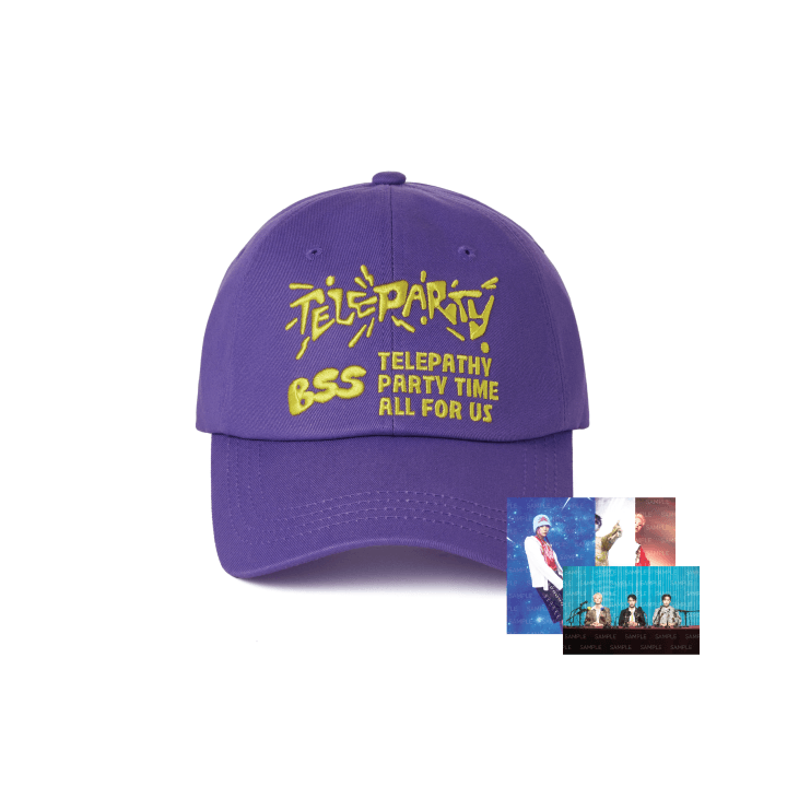 SEVENTEEN BSS - TELEPARTY 2ND SINGLE ALBUM OFFICIAL MD BALL CAP PURPLE - COKODIVE