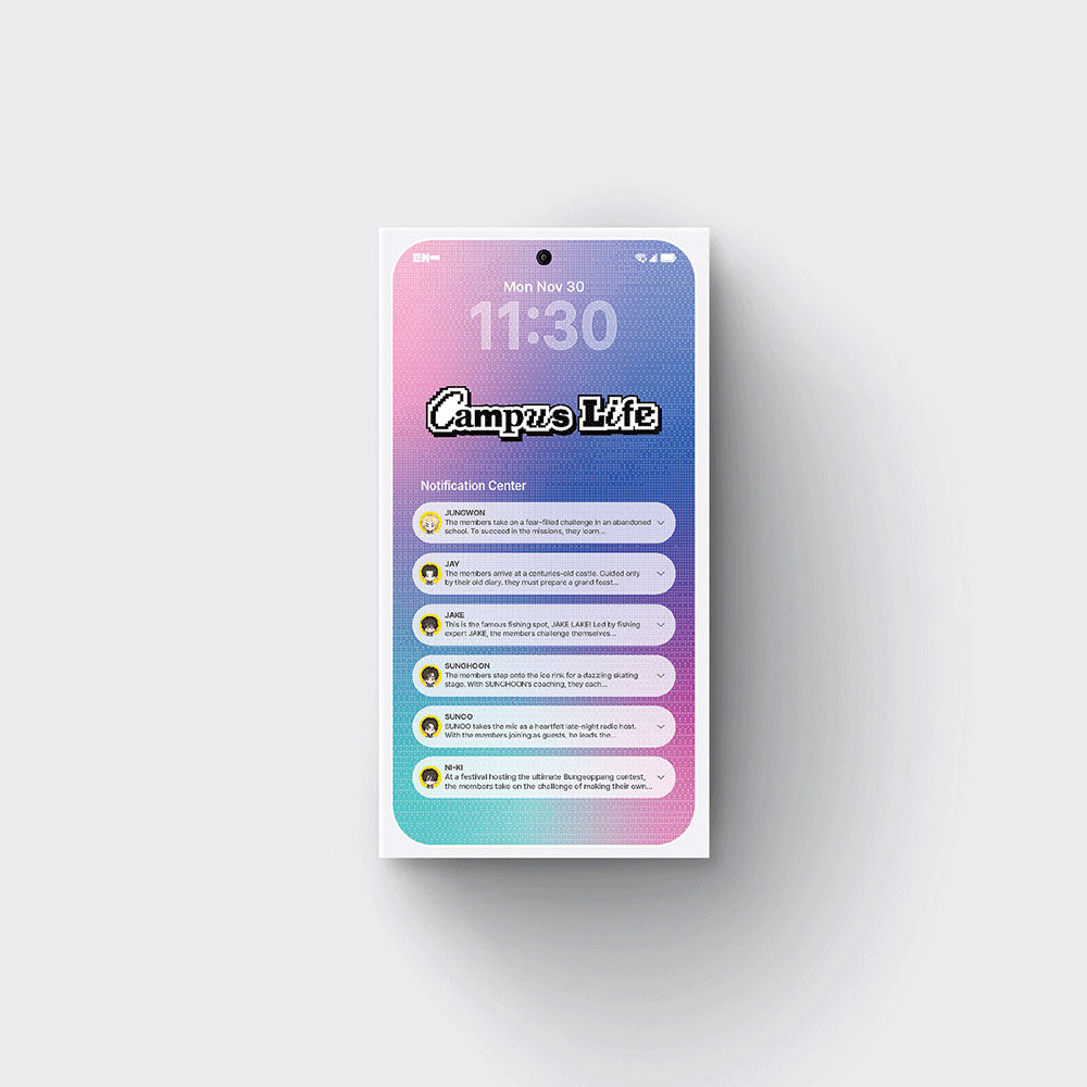 ENHYPEN - ENHYPEN WORLD COUPON CARD COLLECTION CAMPUS LIFE BASIC VER - COKODIVE