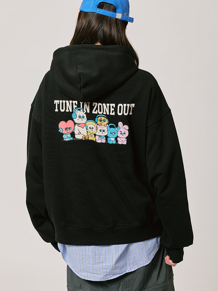 BT21 - BASIC GROUP TUNE HOODED SWEATSHIRT 2024 F/W - COKODIVE