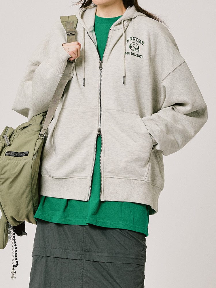 BT21 - BASIC HOODIE ZIP-UP 2024 F/W - COKODIVE