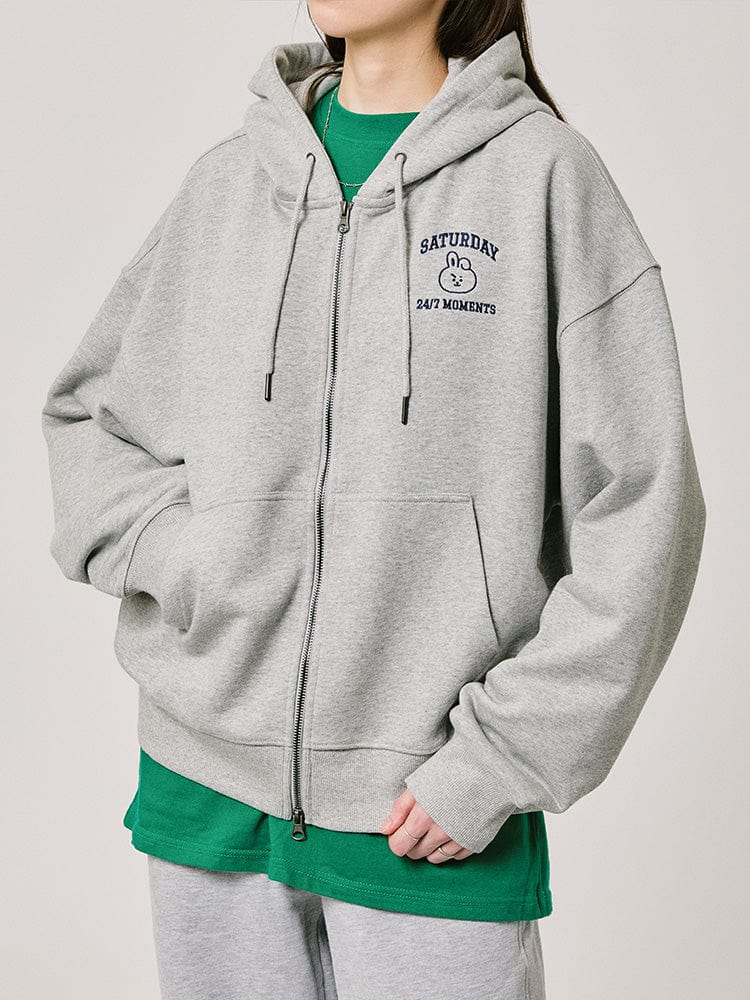 BT21 - BASIC HOODIE ZIP-UP 2024 F/W - COKODIVE