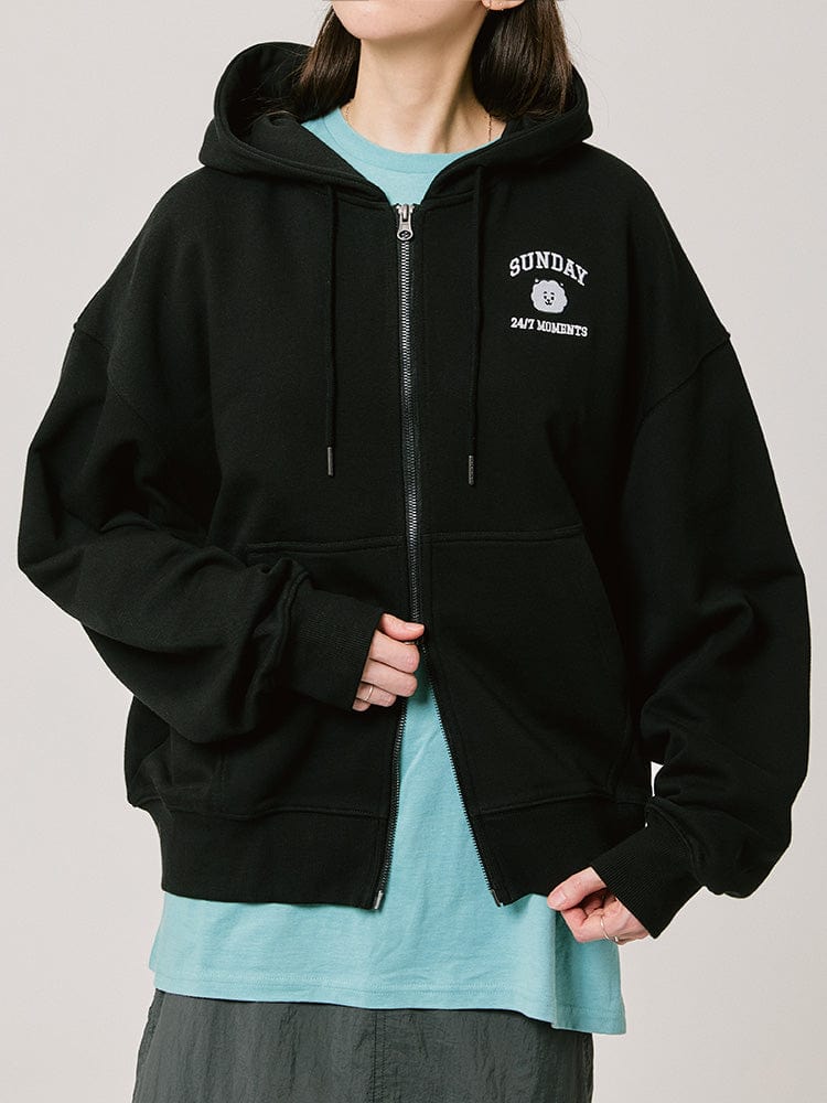 BT21 - BASIC HOODIE ZIP-UP 2024 F/W - COKODIVE