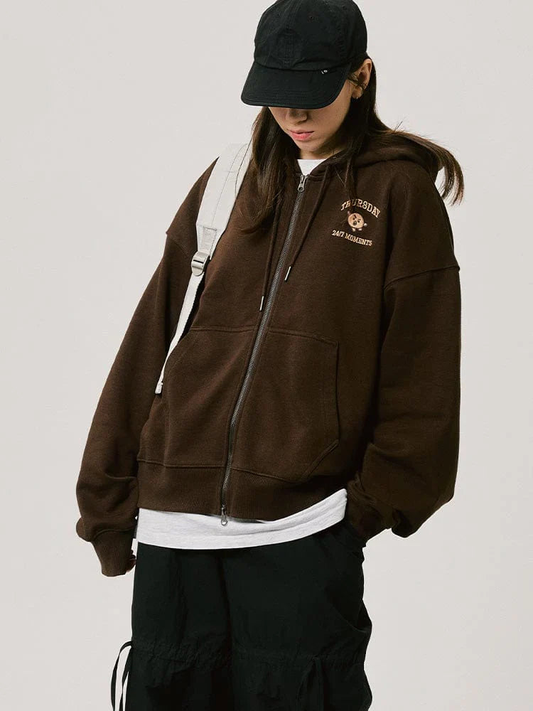 BT21 - BASIC HOODIE ZIP-UP 2024 F/W - COKODIVE